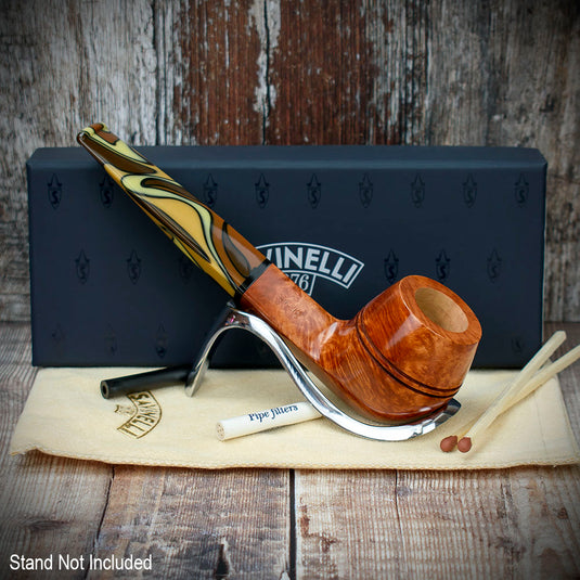 Savinelli Paloma Smooth Brown 510 - 6mm Briar Pipe