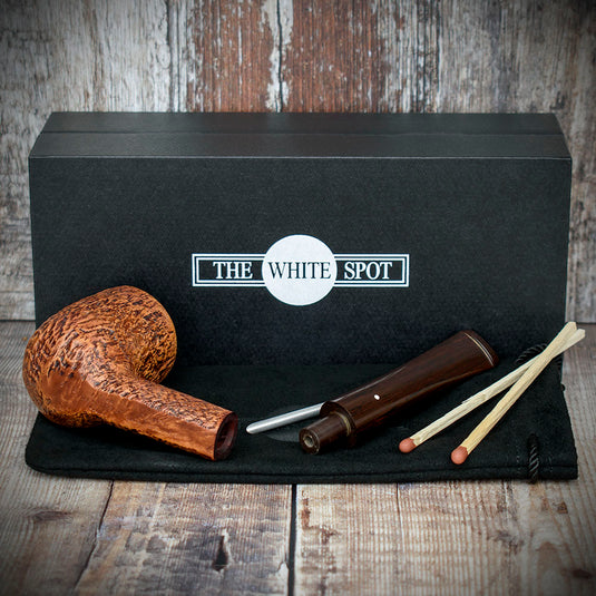 Alfred Dunhill White Spot Briar Smoking Pipe - County 5103