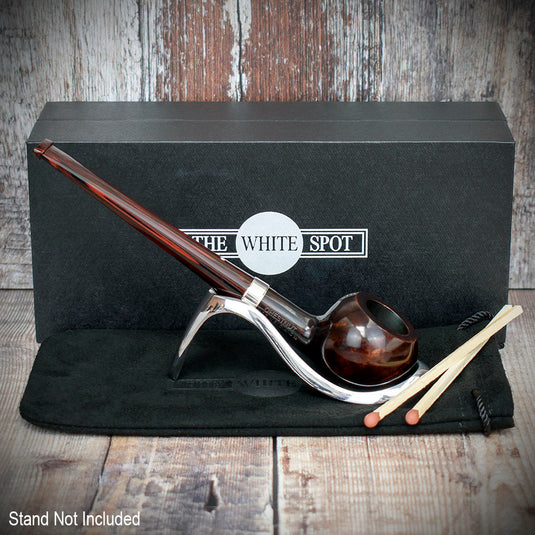 Alfred Dunhill White Spot Briar Smoking Pipe - Chestnut 3107 BB