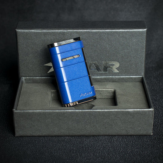 Xikar Allume Single Jet Cigar Lighter - Blue