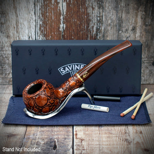 Savinelli | Alligator 6mm Smoking Pipe | Brown 315