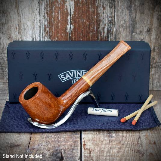 Savinelli | Dolomiti Smooth No.128 | Briar Pipe 9mm