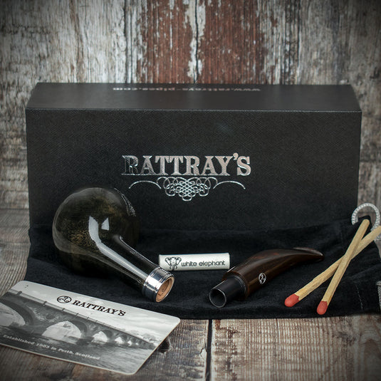 Rattray's Alba Briar Smoking Pipe - Shape No 36