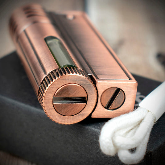 Rattray's Steam Punk Petrol Lighter - Rose Gold Finish