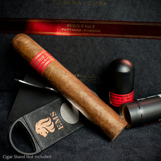 Partagas Serie E No.2 Tubed Cuban Cigar & Hine Miniature - Gift Box