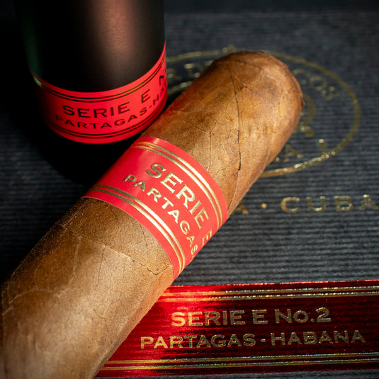 Partagas Serie E No.2 Tubed Cuban Cigar & Hine Miniature - Gift Box