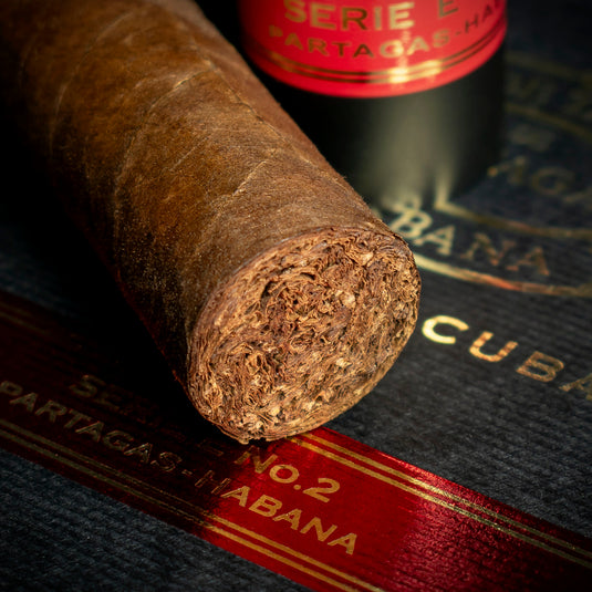 Partagas Serie E No.2 Tubed Cuban Cigar & Hine Miniature - Gift Box