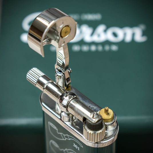 Peterson of Dublin System Pipe Lighter - Green