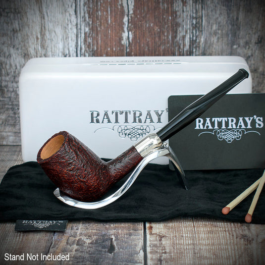 Rattray's Vintage Army Sandblast Briar Smoking Pipe - Shape 27