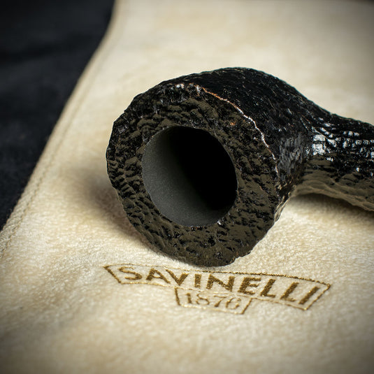 Savinelli Mini Bocch 6mm Briar Pipe - Rustic 409