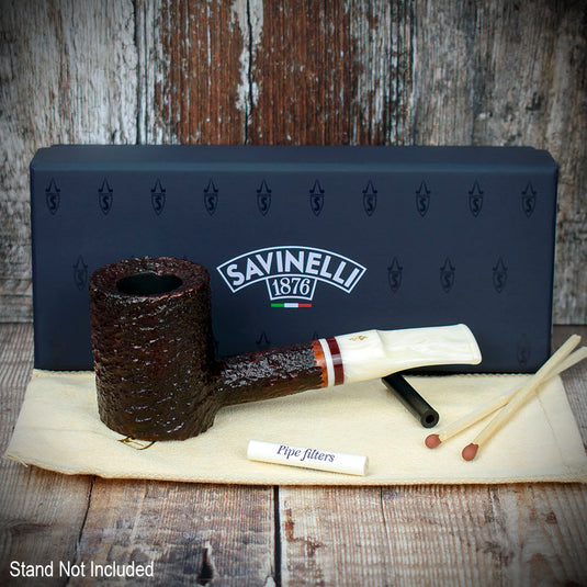 Savinelli Avorio Rustic Brown 311 - 6mm Briar Pipe