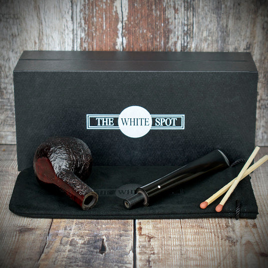 Alfred Dunhill White Spot Briar Smoking Pipe - Shell 4407