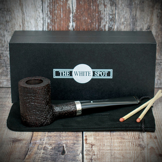 Alfred Dunhill White Spot Briar Smoking Pipe - Shell 5122 BB