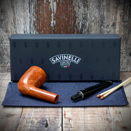 Savinelli Tre Smooth Briar Pipe (401)