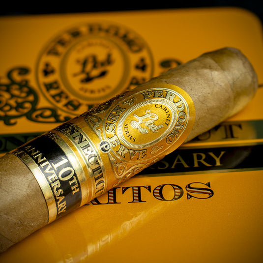 Perdomo 10th Anniversary Connecticut Nicaraguan Puritos  - Tin of 5 Cigars