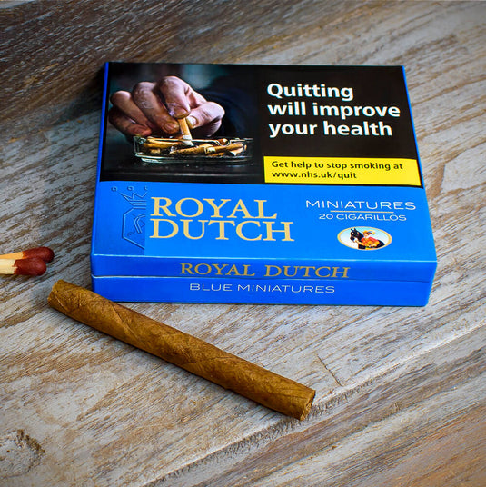 Royal Dutch Blue Miniatures Cigarillos - Pack of 20