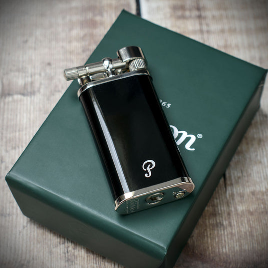 Peterson of Dublin Pipe Lighter - Black Lacquer