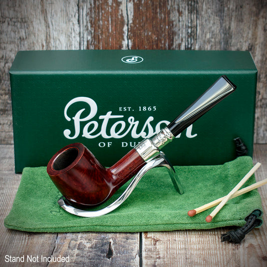 Peterson of Dublin Red Spigot Briar Smoking Pipe - Shape 15