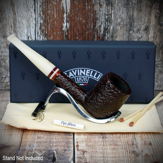 Savinelli Avorio Rustic Brown 111 - 6mm Briar Pipe