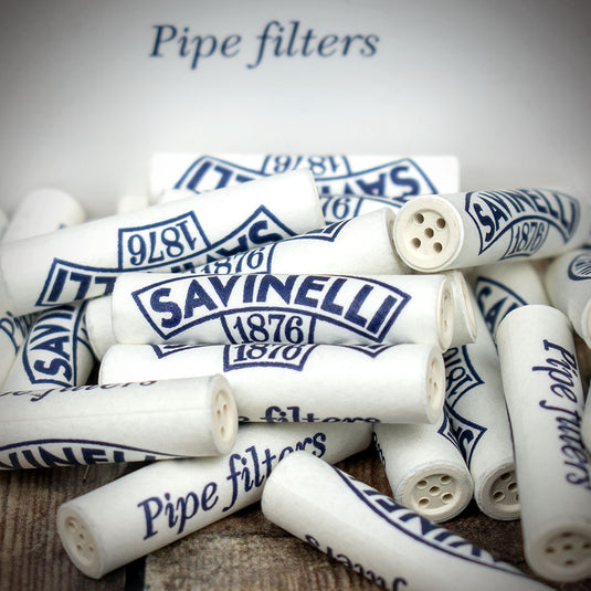 9mm Savinelli Charcoal Pipe Filters - Box of 30