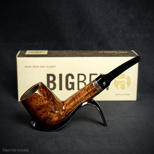 Big Ben Classic Tan Polish Briar Smoking Pipe - Shape 109