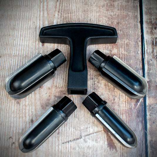 Four Head Pipe Reamer Set | Black