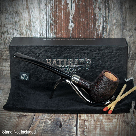 Rattrays Slainte Briar Smoking Pipe - Sandblast