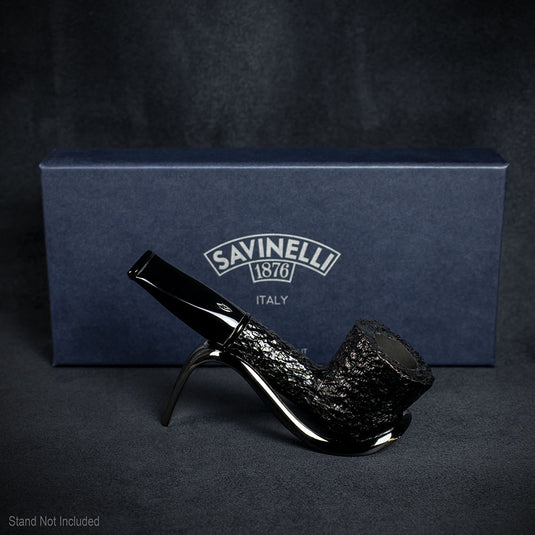 Savinelli Mini Bocch 6mm Briar Pipe - Rustic 409