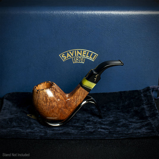 Savinelli Autograph 8 Smooth Natural Briar Pipe - 01