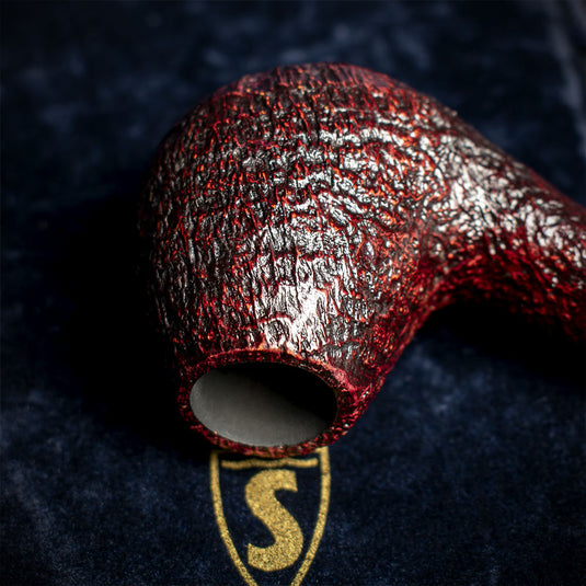 Savinelli Autograph Sandblasted Black Briar Pipe - 03