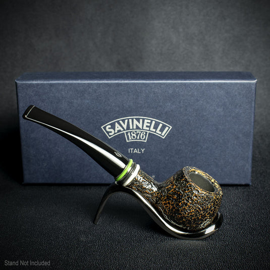 Savinelli Desigual Rustic 6mm Briar Pipe - Shape 315