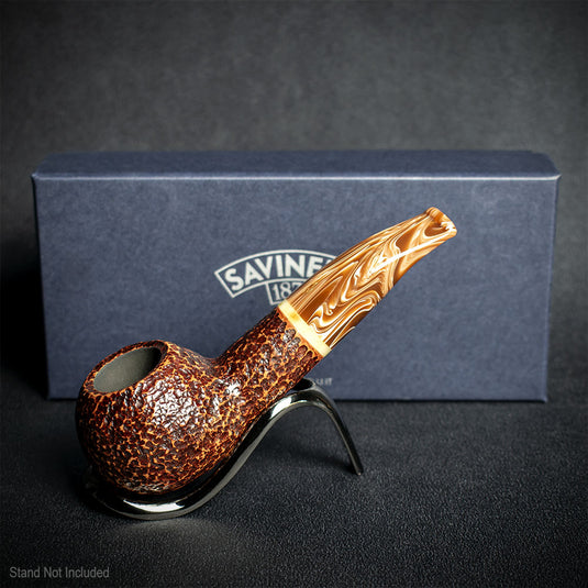 Savinelli Dolomiti Rustic Light Brown 320 - 9mm Briar Pipe