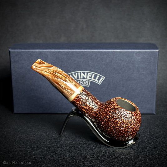 Savinelli Dolomiti Rustic Light Brown 320 - 9mm Briar Pipe