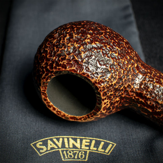 Savinelli Dolomiti Rustic Light Brown 320 - 9mm Briar Pipe