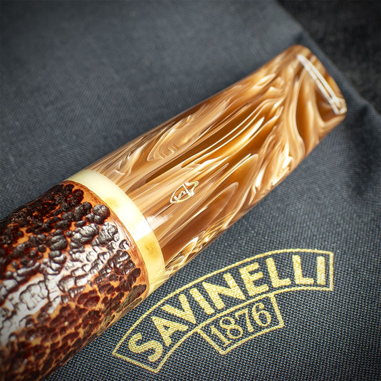 Savinelli Dolomiti Rustic Light Brown 320 - 9mm Briar Pipe