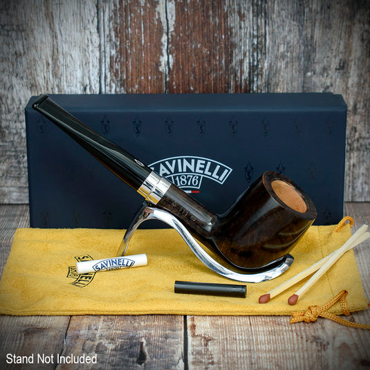 Savinelli Fuoco Smooth Brown Briar Pipe  - Shape 111 (6mm)