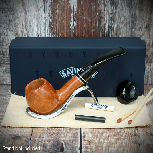 Savinelli Monsieur Smooth Briar Pipe - Shape No. 626 (6mm)