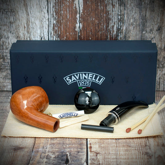 Savinelli Monsieur Smooth Briar Pipe - Shape No. 626 (6mm)