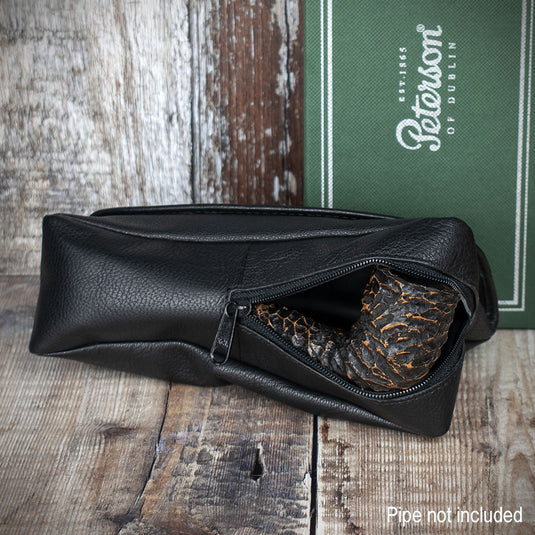 Peterson | One Pipe Combination Pouch - Press Stud | Black (POU-135)