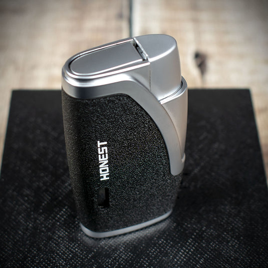 Honest Neath Cigar Lighter - Black/Chrome