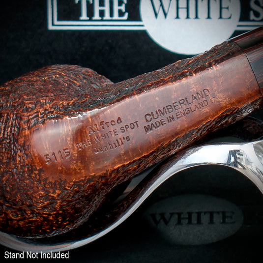 Alfred Dunhill White Spot Briar Smoking Pipe - Cumberland 5115