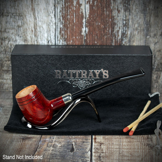 Rattrays Slainte Briar Smoking Pipe - Terracota