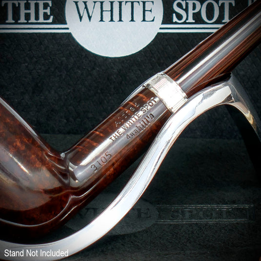 Alfred Dunhill White Spot Briar Smoking Pipe - Chestnut 3105 BB