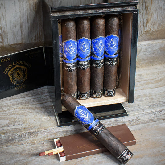 Hiram and Solomon Master Mason Maduro Robusto Cigar