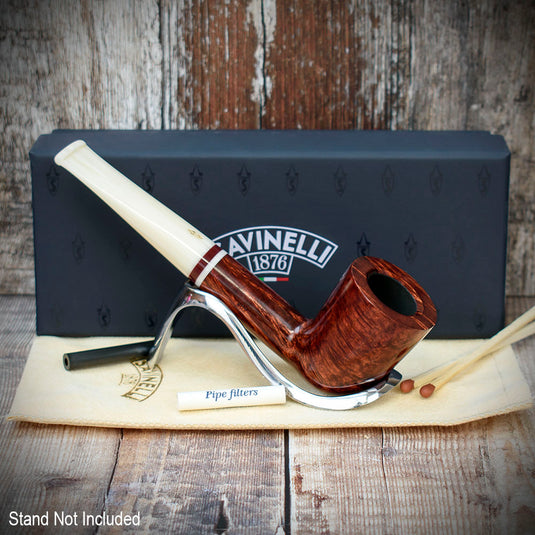 Savinelli Avorio Smooth Burgundy 409 - 6mm Briar Pipe