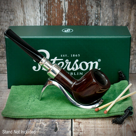 Peterson of Dublin Red Spigot Briar Smoking Pipe - Shape 107