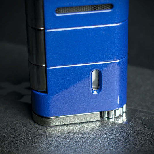 Xikar Allume Single Jet Cigar Lighter - Blue