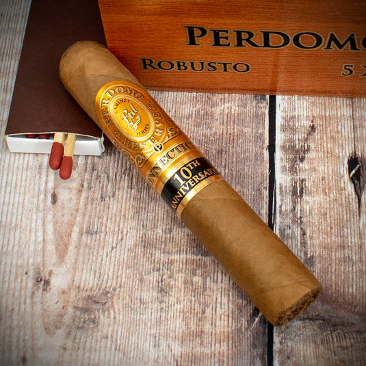 Perdomo 10th Anniversary Connecticut Robusto Cigar- Box of 25 Cigars