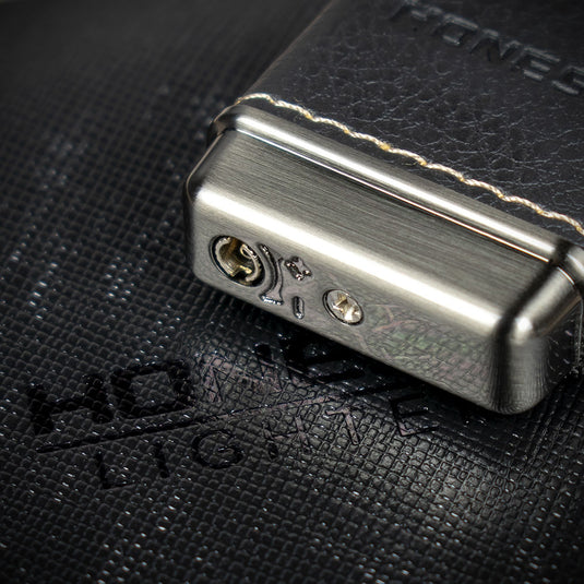 Honest Boyd Pipe Lighter - Titanium/Black