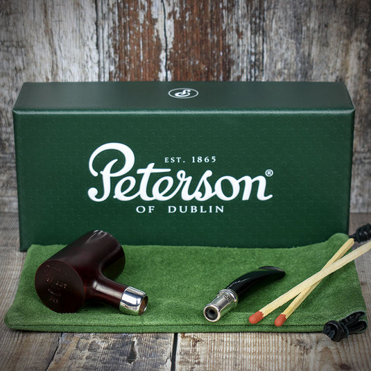 Peterson of Dublin Red Spigot Briar Smoking Pipe - Shape 701